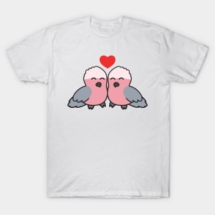 Cute Pink Gallah Love T-Shirt